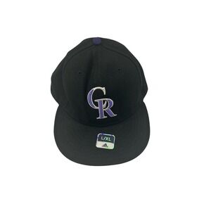 Vintage Colorado Rockies Cap Hat MLB New without Tags L/XL 8 Fitted Cool Base